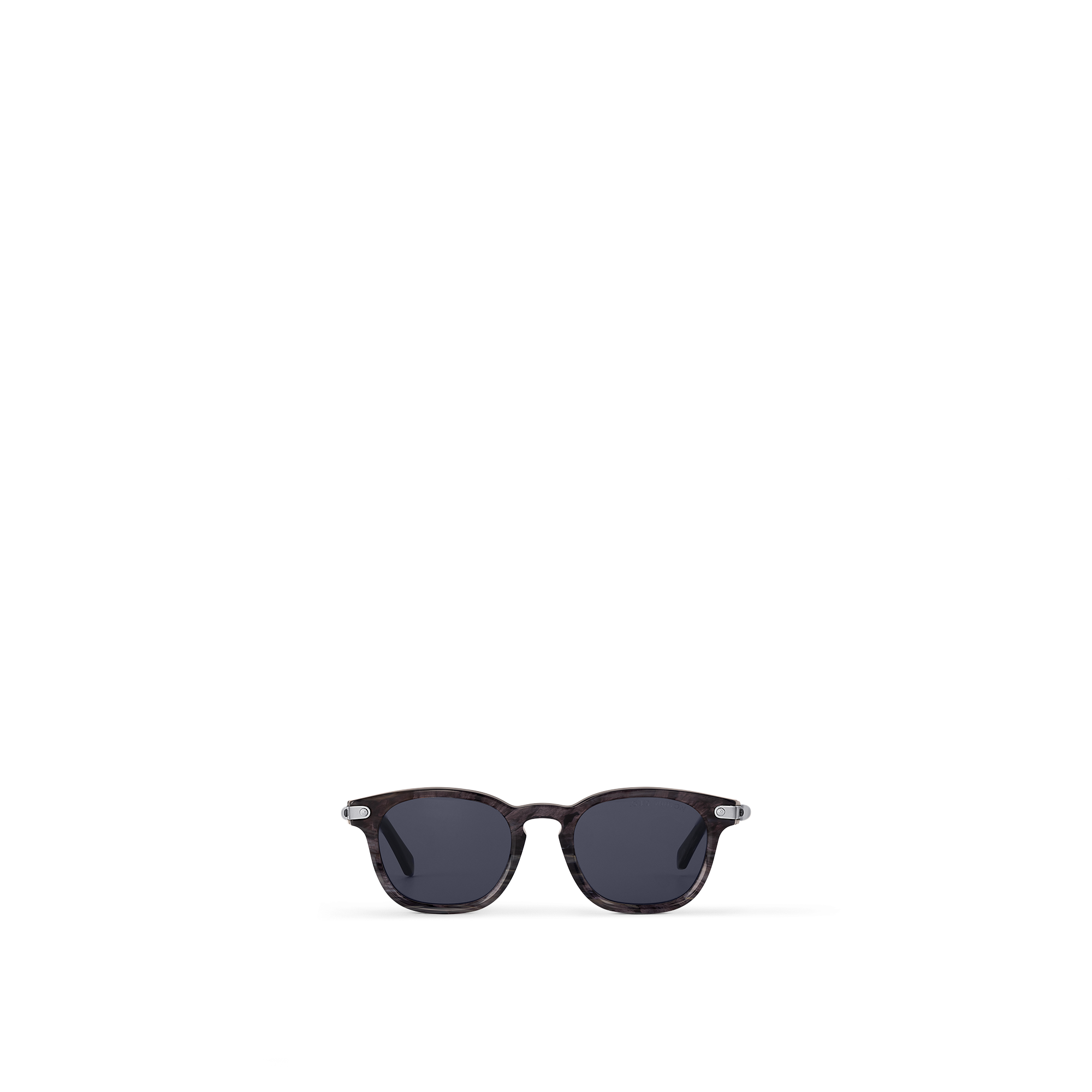 Rounded square black outlet glasses